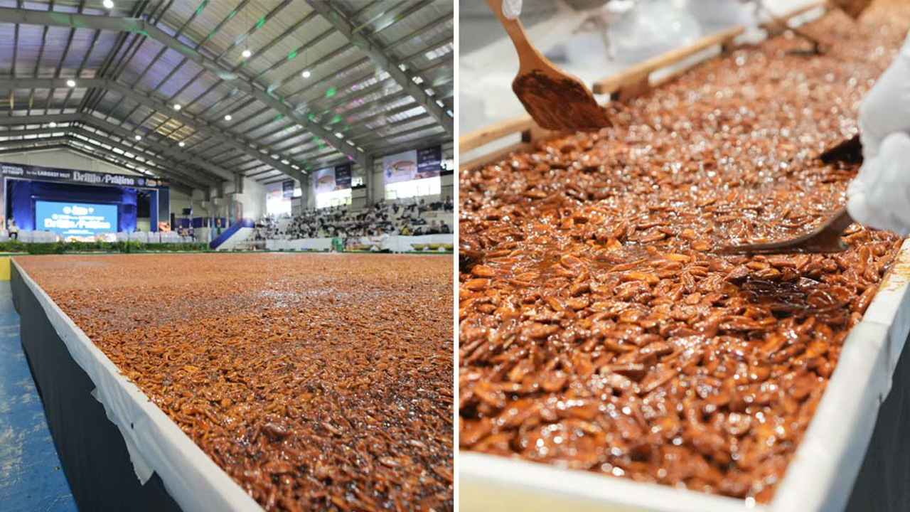 Sorsogon creates record-breaking pili nut brittle to celebrate Kasanggayahan festival
