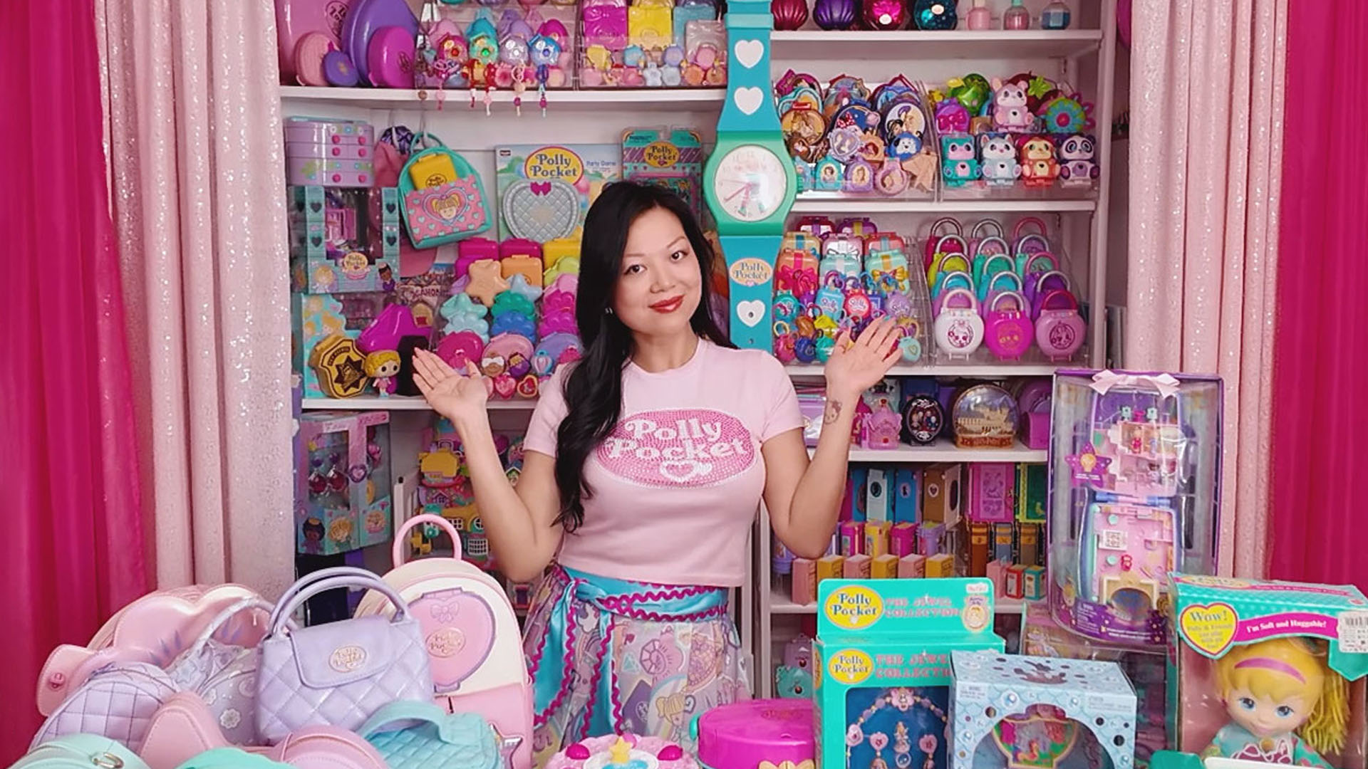 Avid collector's record-breaking Polly Pocket collection celebrates childhood nostalgia